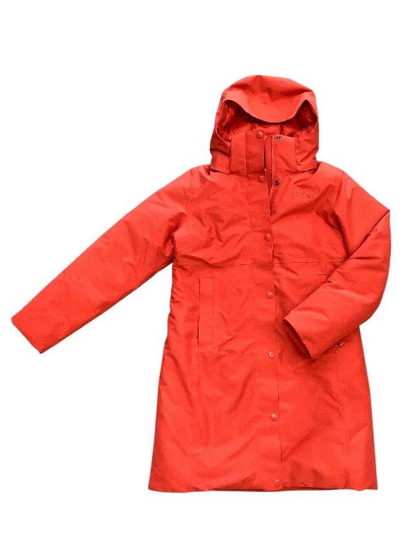 women's sporty bomber jackets -Coat Parka By Marmot In Red, Size: M