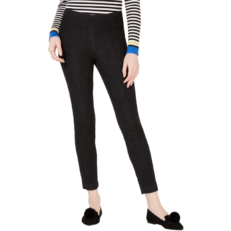 women's stretch leggings -Maison Jules Womens Pull-On Jeggings