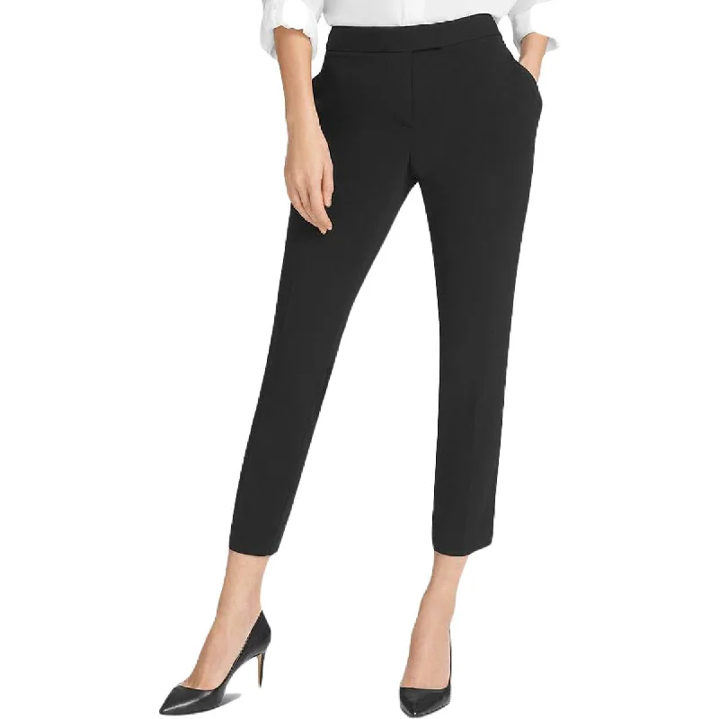 trendy bell-bottom jeans for women -DKNY Womens High Rise Ankle Dress Pants