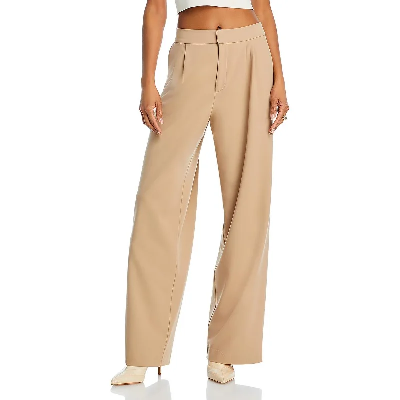 women's sporty track pants -WAYF Womens Wilshire Pockets Casual Trouser Pants