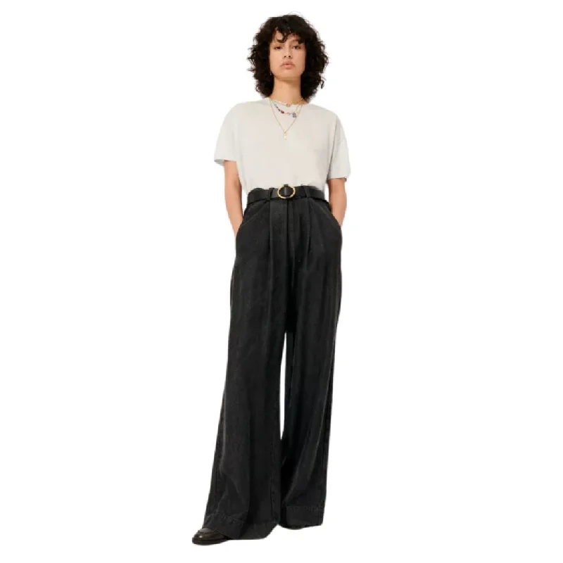 stylish straight-fit trousers for women -Rinim Pants (Carbonella)