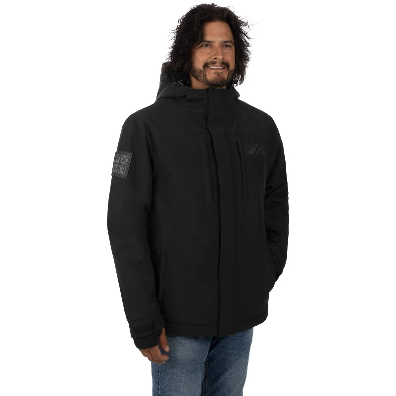 women's down jackets -FXR Vertical Pro Insulated Softshell Jacket Black Ops