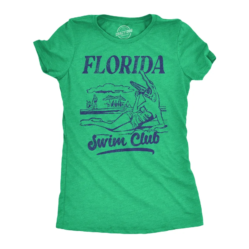 women's Victorian-style blouses -Florida Swim Club Women's T Shirt