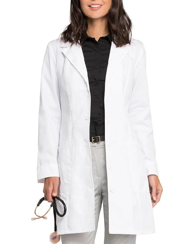 women's leopard print coats -Cherokee Women 36 inch Stylish Medical Lab Coat