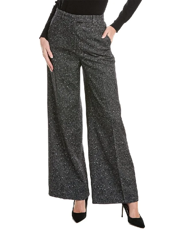 ladies' lace skirts -Hugo Boss Tovette Wool-Blend Pant