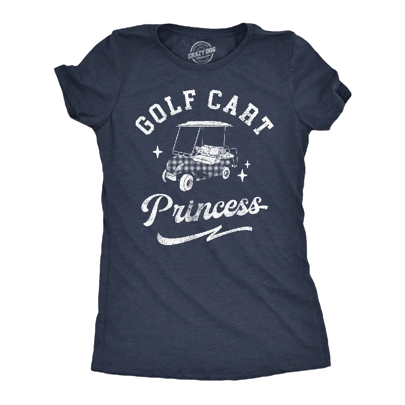 women's tie-front blouses -Golf Cart Princess Women's T Shirt