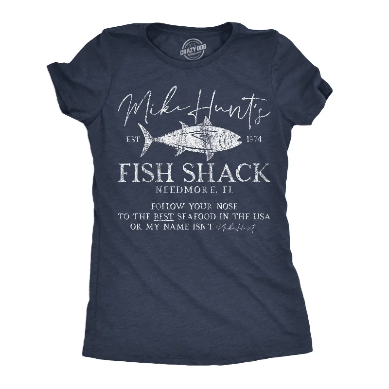 women's boho blouses -Mike Hunts Fish Shack Women's T Shirt