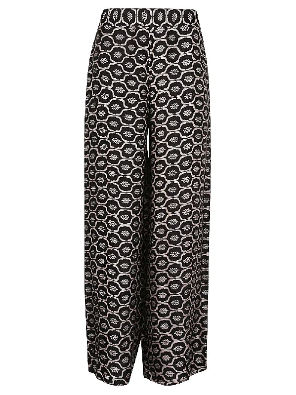 women's paper bag waist pants -Obidi Women's Trousers