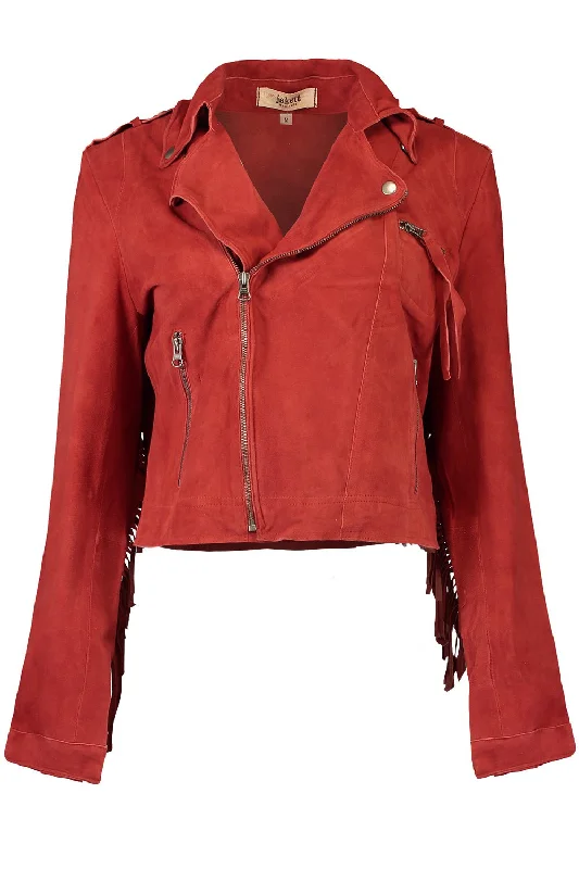 trendy quilted bomber jackets for women -Tina Jacket - Cayenne