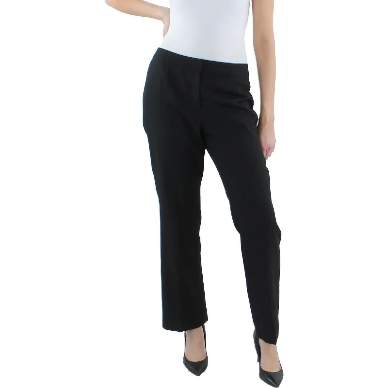 stylish cotton capri pants for women -Le Suit Womens Petites Solid Office Dress Pants