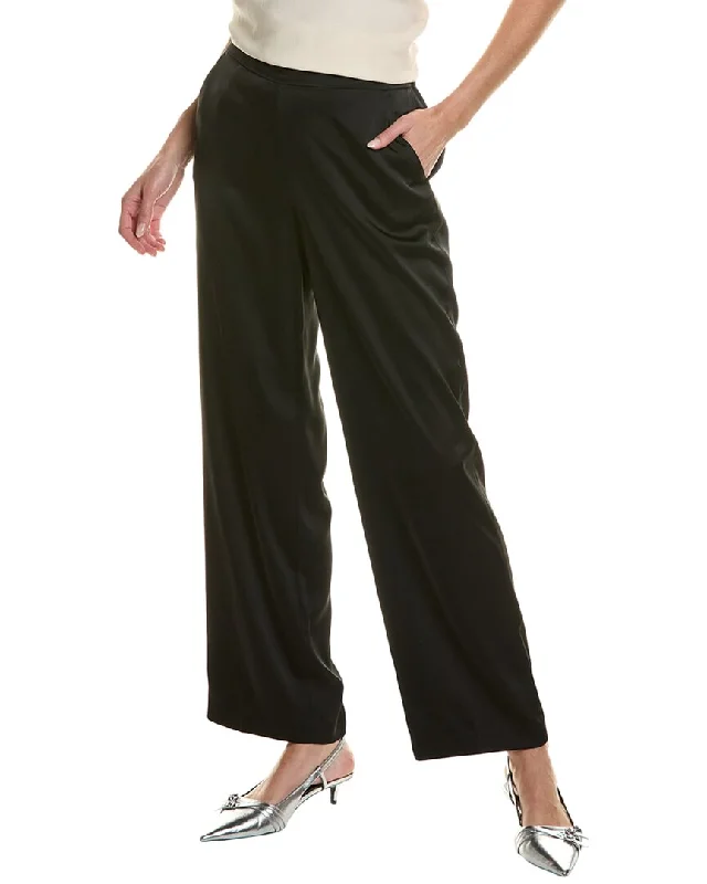 trendy corduroy pants for women -Anne Klein Wide Leg Pant