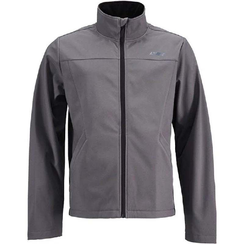 women's elegant evening coats -Ski-Doo Quantum Softshell Jacket Grey