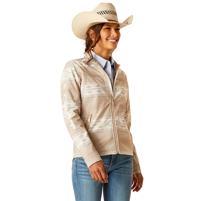 women's high-fashion winter coats -Ariat Women's New Team Softshell Jacket, Sahara