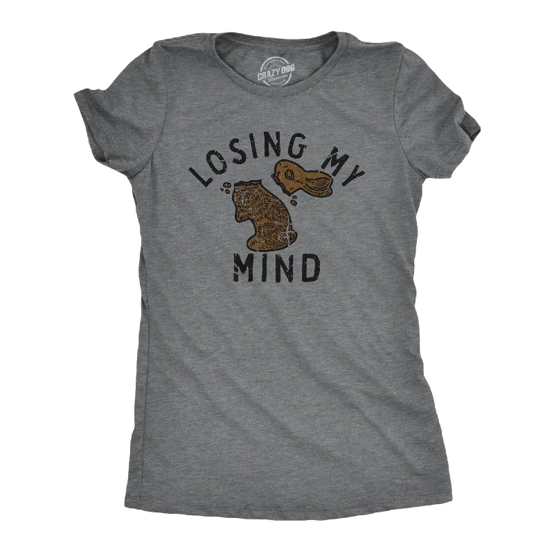 women's striped knit tops -Losing My Mind Women's T Shirt