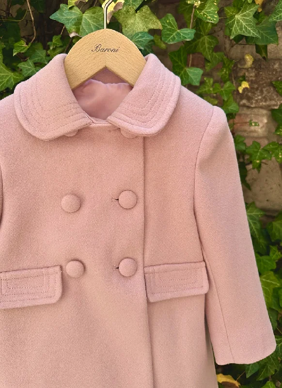 ladies' cashmere coats -Classic Girly English Style Coat