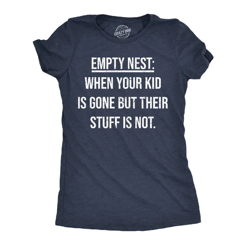 women's pleated blouses -Empty Nest Women's T Shirt