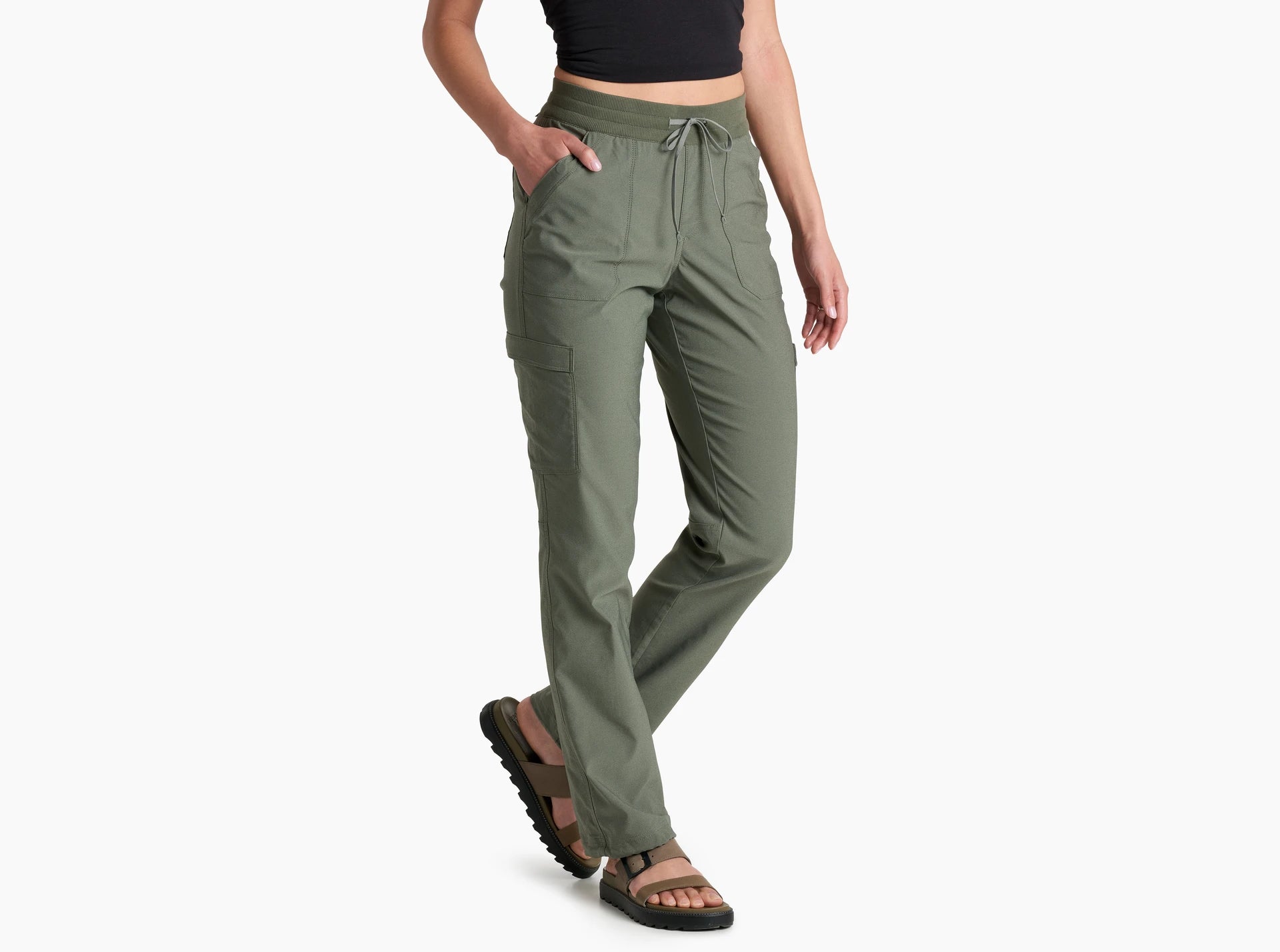 women's drawstring joggers -Kuhl Trekr Straight - Women's