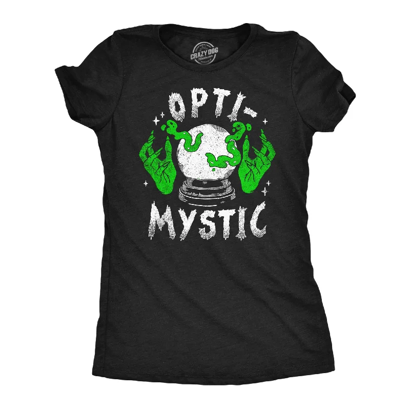 women's tie-dye tops -Opti Mystic Women's T Shirt