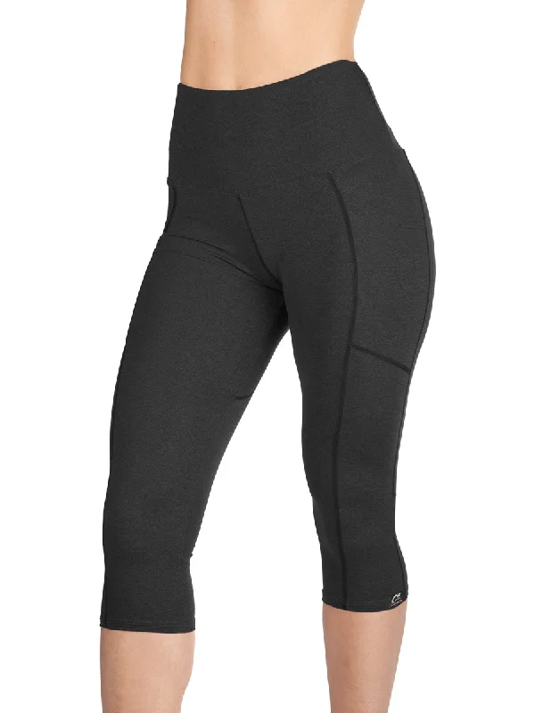 women's paper bag waist pants -SoftTECH™ Pro Capri With Pockets