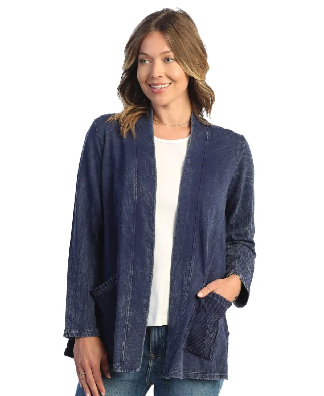 women's sherpa coats -M90  - Womens-Denim Kimano Jacket