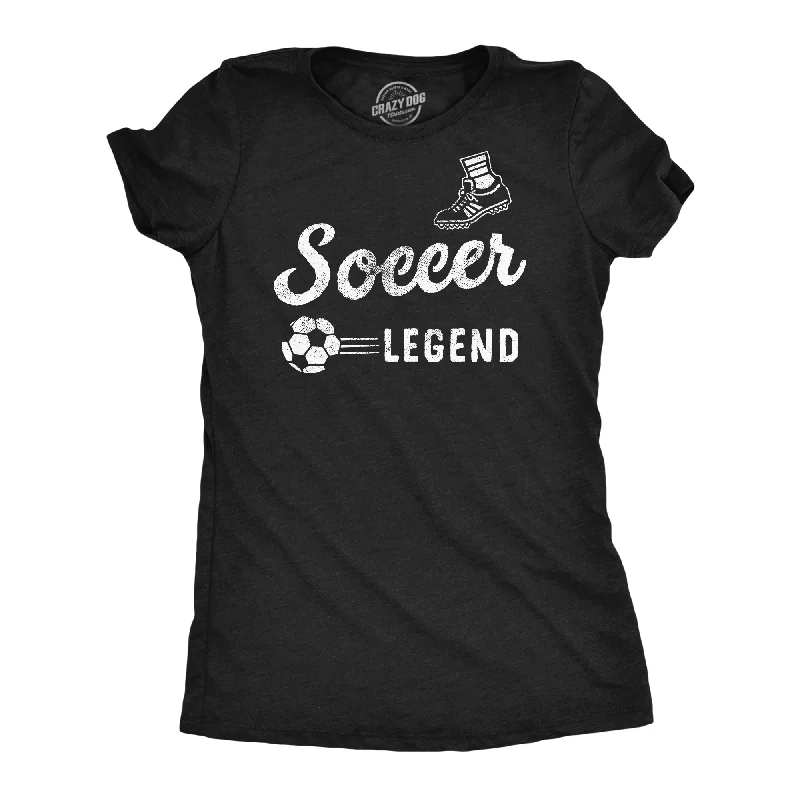 women's mandarin collar shirts -Soccer Legend Women's T Shirt