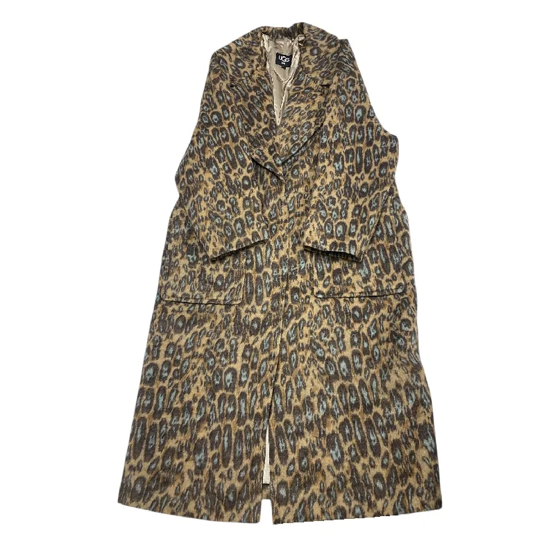 women's leather coats -Coat Designer By Ugg In Animal Print, Size: L