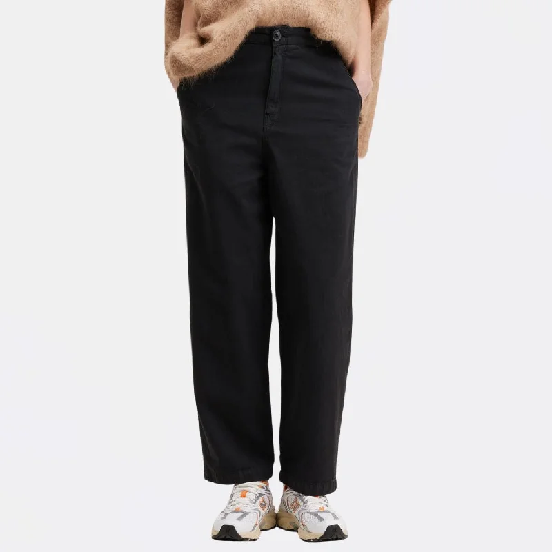 women's two-tone jeans -Pasop Trousers (Off Black)