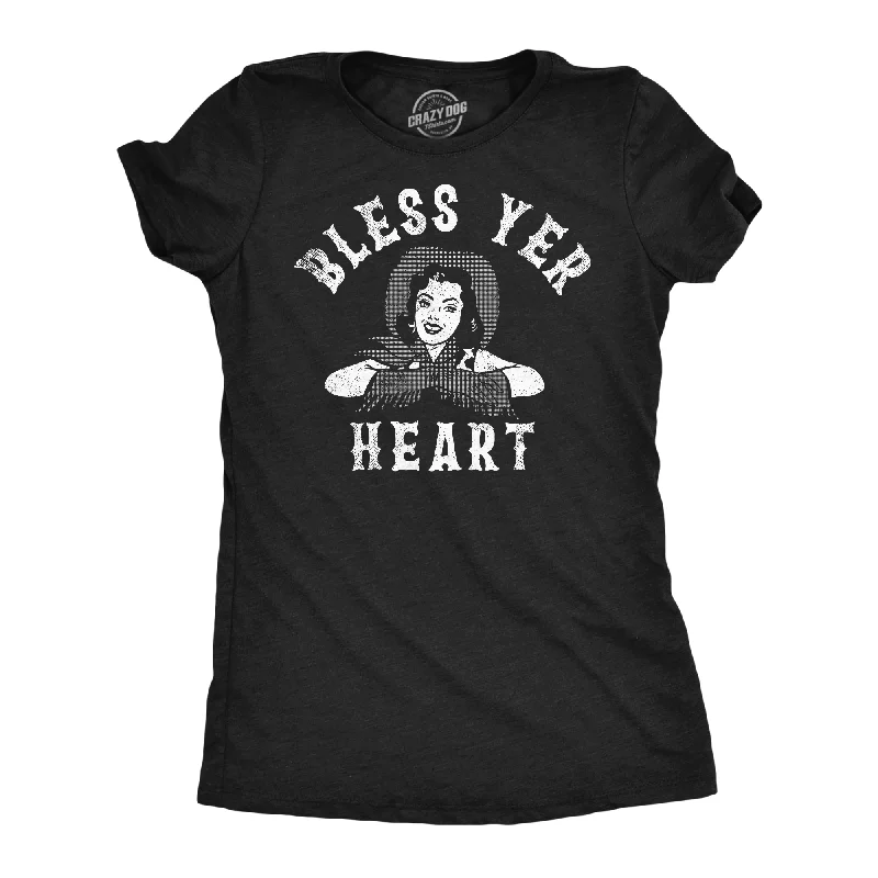 women's sequin tops -Bless Yer Heart Women's T Shirt