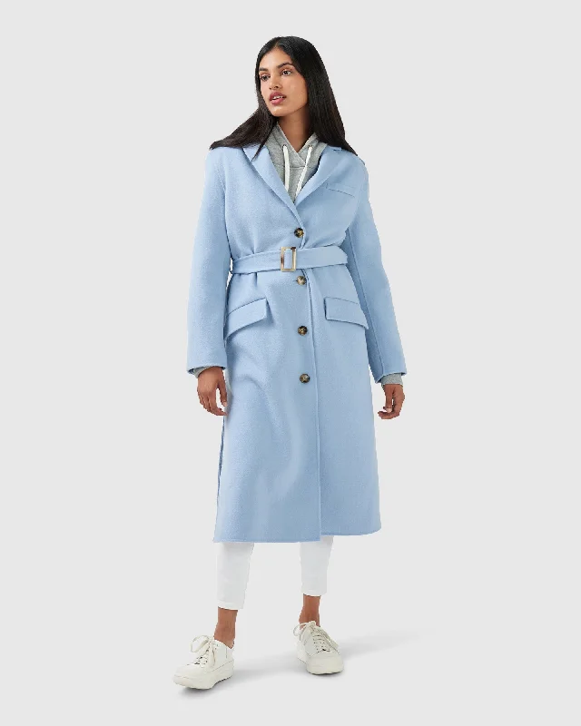 ladies' cashmere coats -Skylight Longline Coat