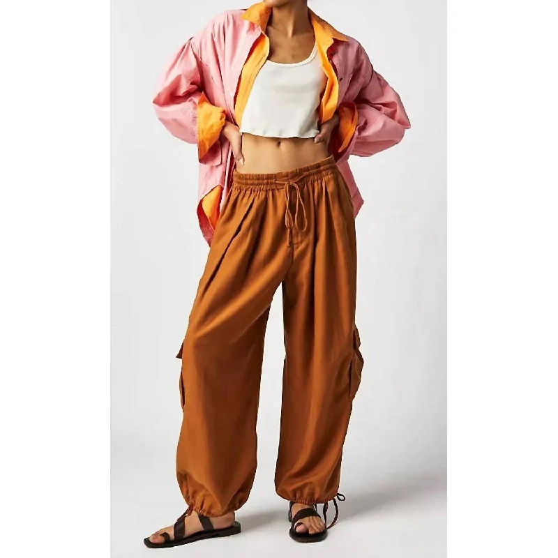 women's slit-leg trousers -Free People - Palash Cargo Pants