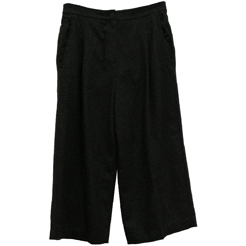 ladies' harem pants -McQ by Alexander McQueen Culottes in Grey Wool