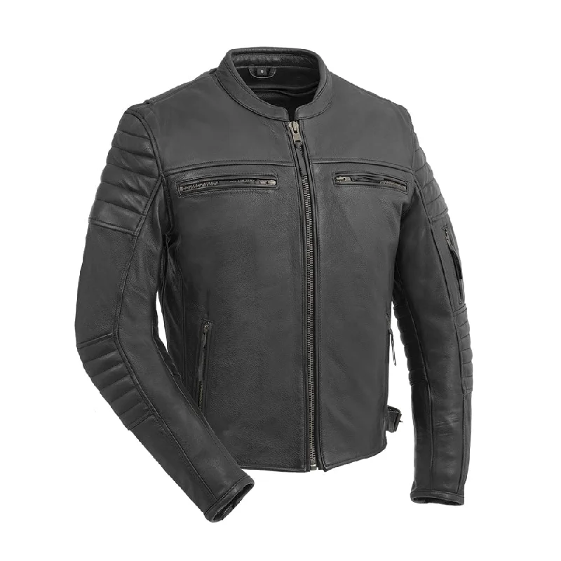 women's retro trench coats -Commuter Motorcycle Jacket