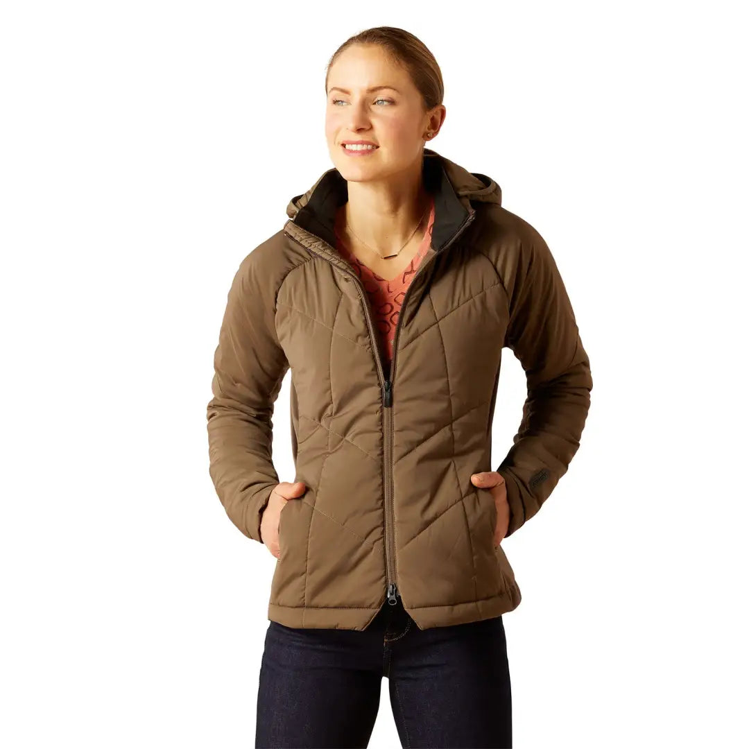 women's fur-collared coats -Ariat Zonal Insulated Jacket