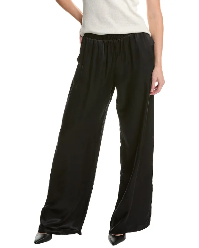 women's high-waisted shorts -Nation LTD Riviera Straight Leg Pull Pant