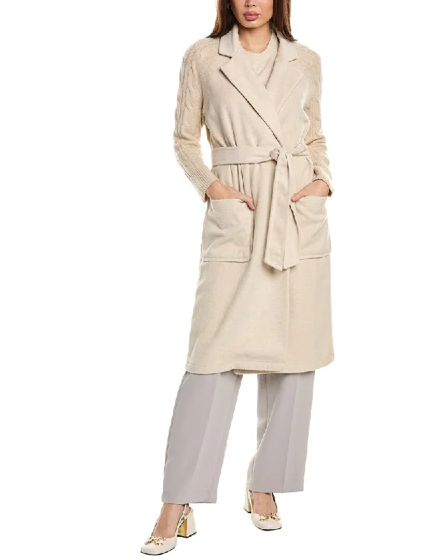 women's high-fashion winter coats -Vince Camuto Wool-Blend Coat