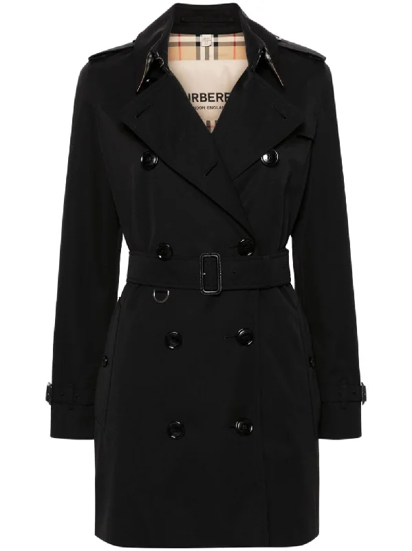 trendy plaid trench coats for women -Burberry Women's Coats