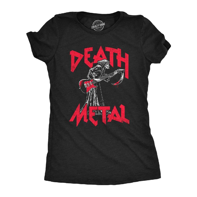 women's v-neck tops -Death Metal Women's T Shirt