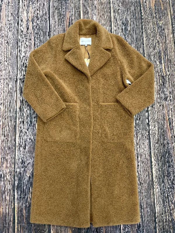 women's wool coats -Coat Designer By Rebecca Minkoff In Tan, Size: S