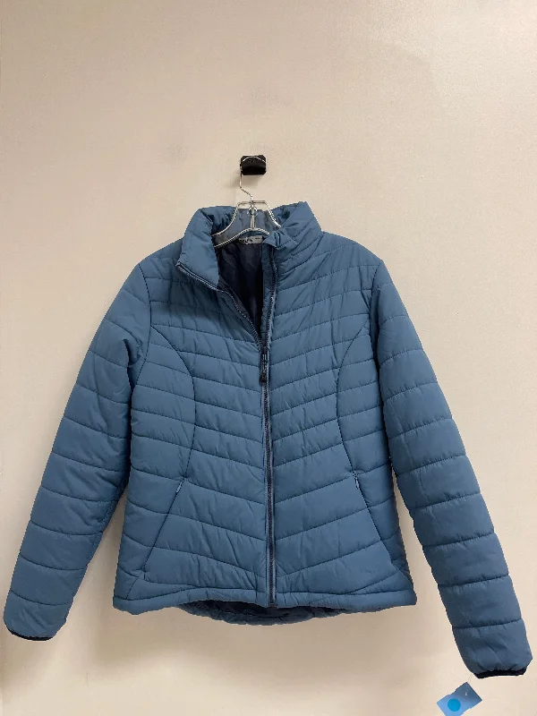 trendy cropped puffer jackets for women -Coat Puffer & Quilted By Dsg Outerwear In Blue, Size: M