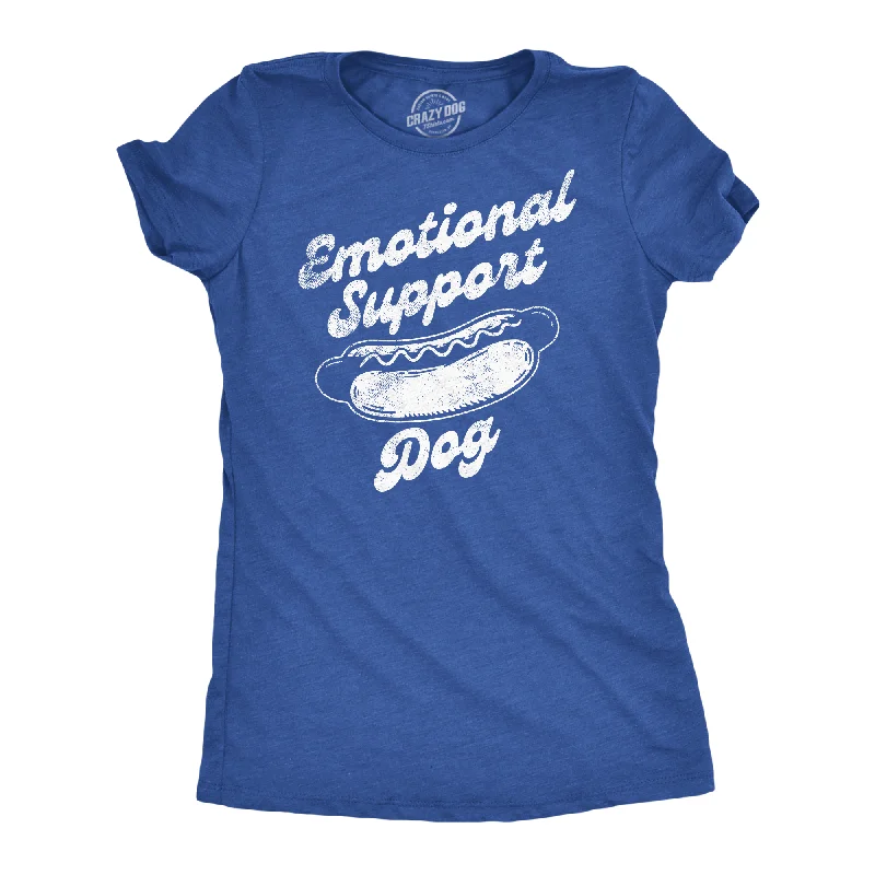 casual checkered shirts for women -Emotional Support Dog Women's T Shirt