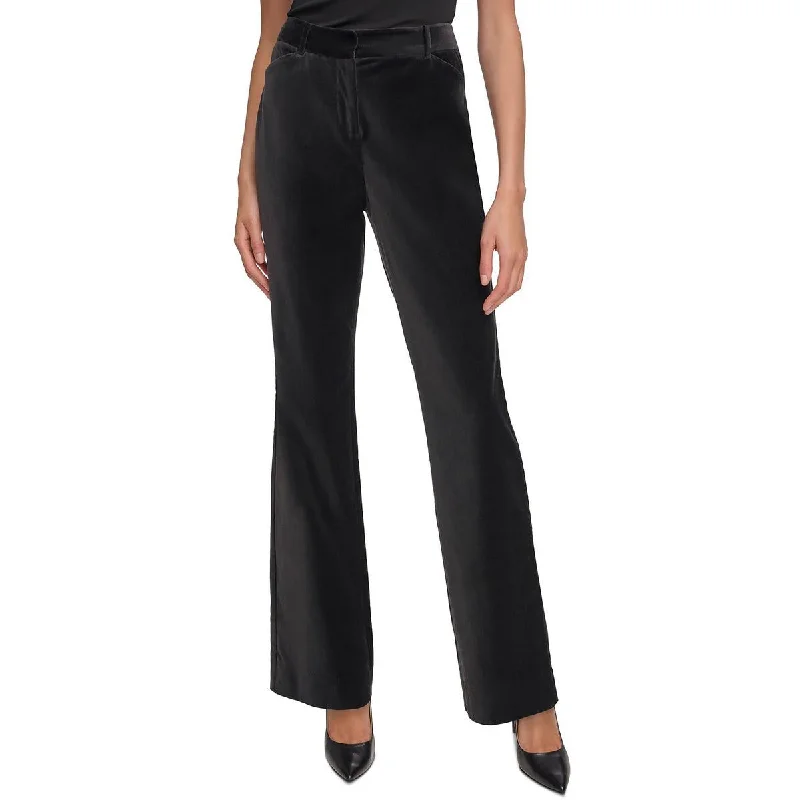 ladies' harem pants -Donna Karan Womens Boot Cut Mid Rise Bootcut Pants