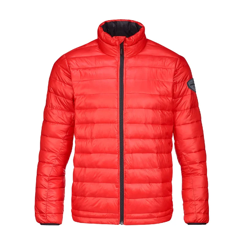 women's asymmetrical zipper jackets -Ski-Doo Packable Jacket Red