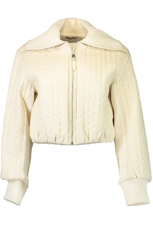 women's formal evening coats -Palmer Quilted Cropped Jacket