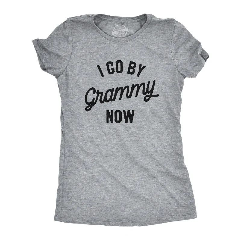 women's crochet lace tops -I Go By Grammy Now Women's T Shirt