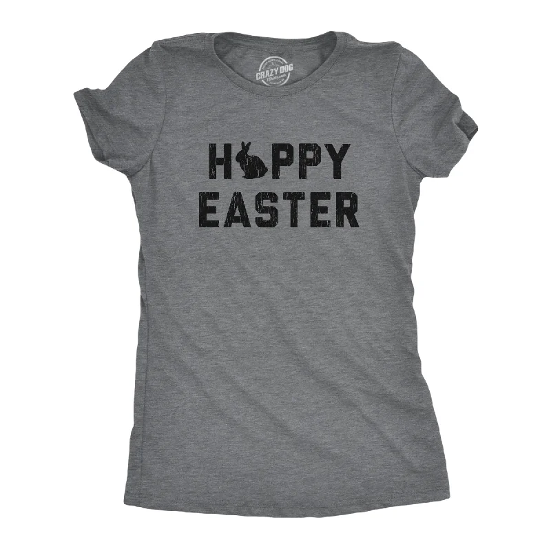 women's high-low blouses -Happy Easter Women's T Shirt