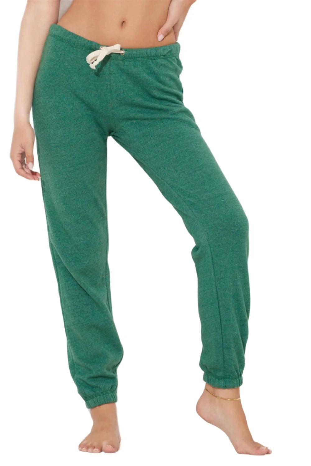 women's elastic waist pants -Vintage Havana/Ocean Drive Pocket Jogger OD12312 Hunter Green