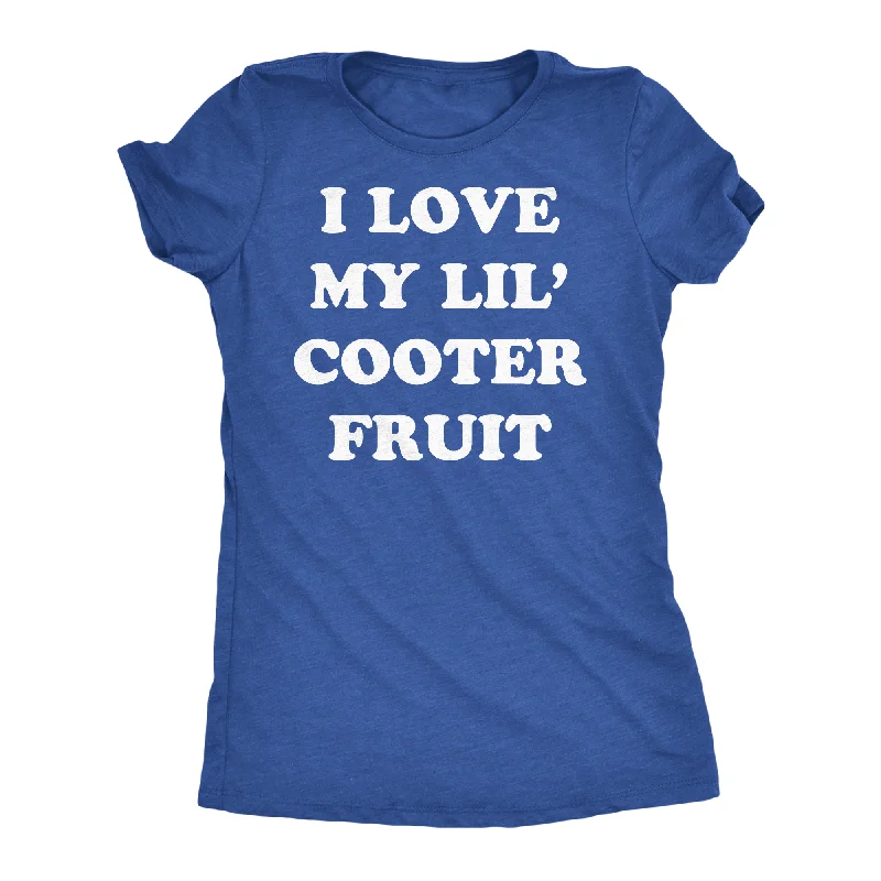 ladies' graphic T-shirts -I Love My Little Cooter Fruit Women's T Shirt