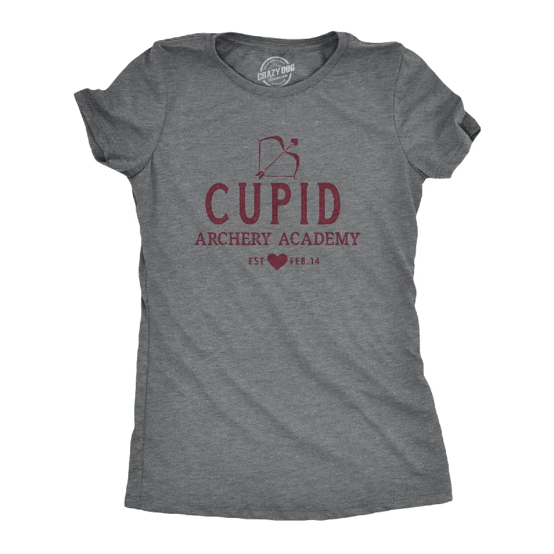 stylish chiffon blouses for women -Cupid Archery Academy Women's T Shirt