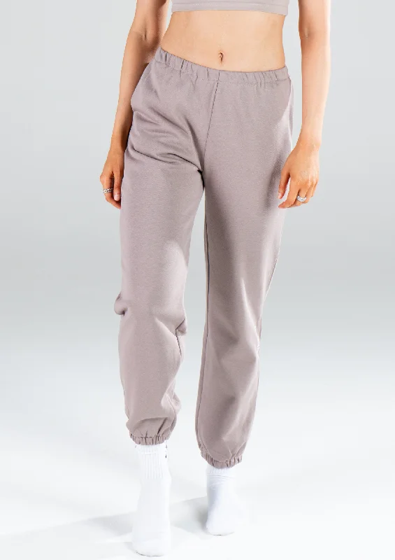 ladies' skinny jeans -Tan Sweatpants