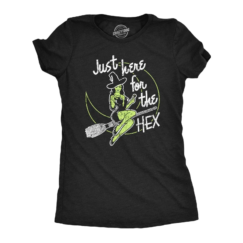 women's lace tops -Just Here For The Hex Women's T Shirt